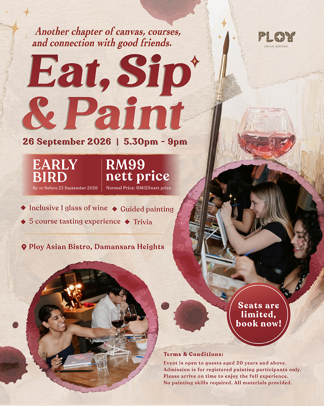 Eat, Sip & Paint